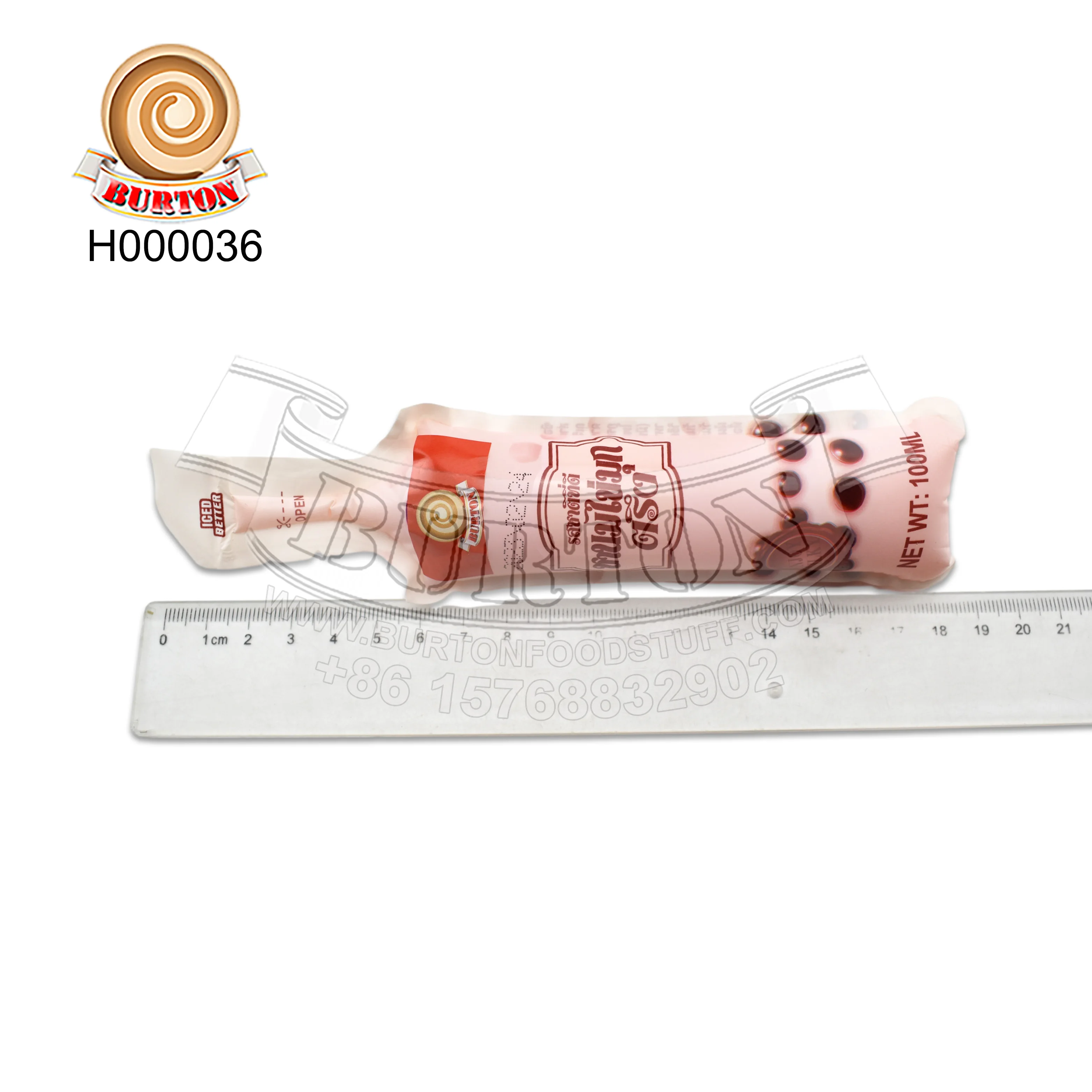 Delicious colorful mix fruit flavor Pearl milk tea Ice cream juice jelly pudding for kids