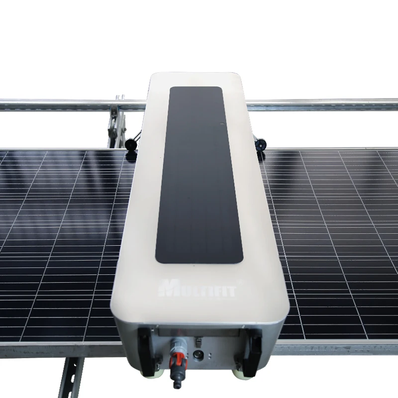 Multifit Robot Cleaner for PV Brush Clear Solar Machinery Solar Power Station Cleaning Tooling Equipment Automatic Sensor Moving