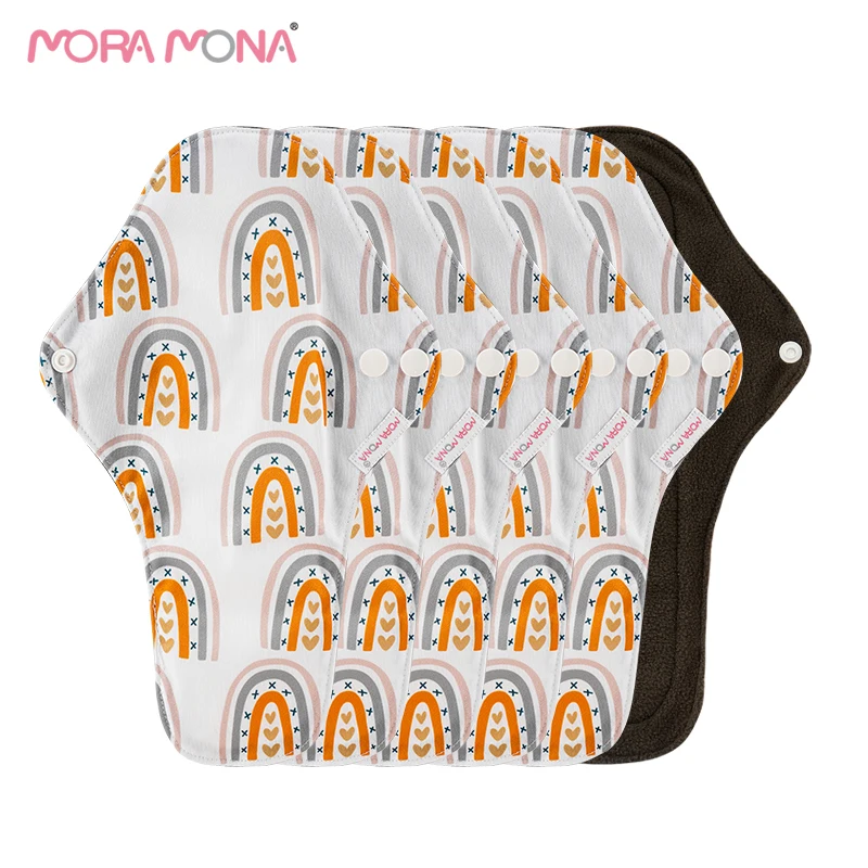 Гигиеническая салфетка Mora Mona, многоразовая менструальная прокладка, OEM, индивидуальный стиль, Опп Упаковка, несколько цветов
