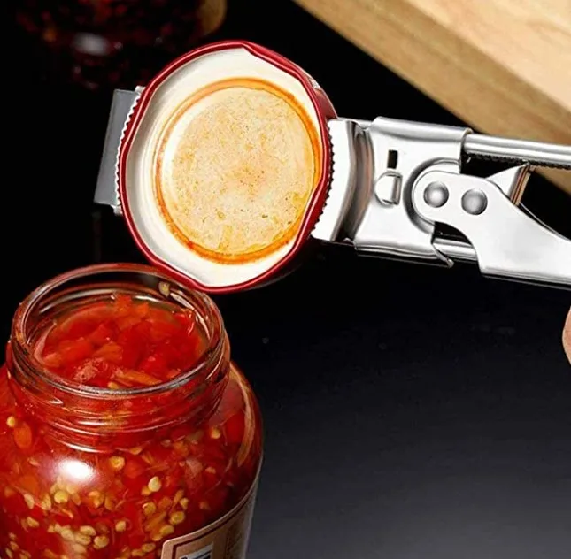 Master Opener Adjustable Jar & Bottle Opener, Adjustable Multifunctional Stainless Steel Can Opener Jar Lid Gripper