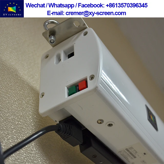 ALR  for UST projector 150, 120, 100 inch motorized projector screen for Home theater Cinema projector anti light screen