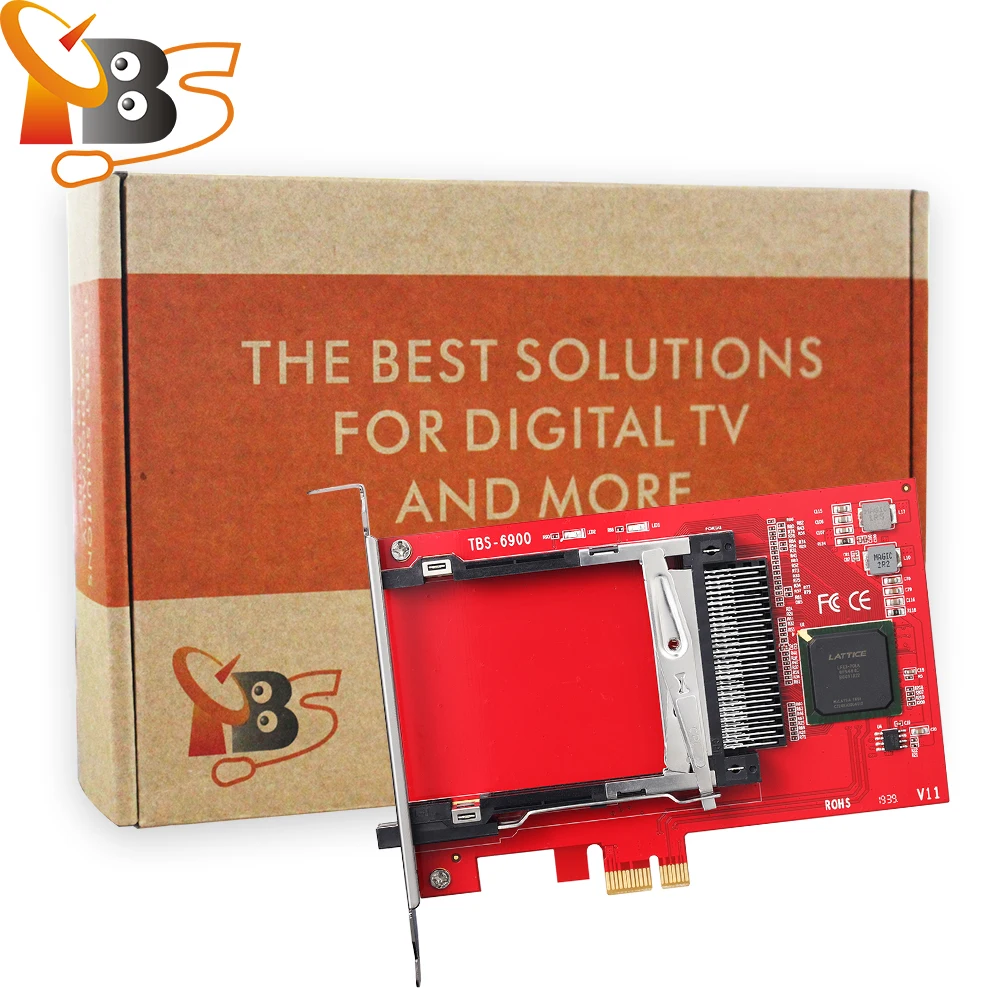  TBS6900 DVB сети Dual CI карта PCIe для IPTV сервер в наличии течение 2 CAM