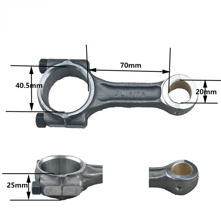 Оптовая продажа с фабрики CHANGFA CF1125 CF1130 ZS1125 ZS1130 шатун дизельного двигателя Запасные