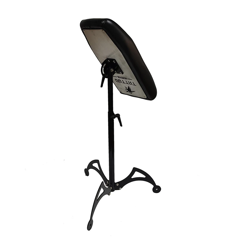 Оптовая продажа, удобный портативный черный подлокотник с регулируемой высотой для татуировок, подставка для штатива