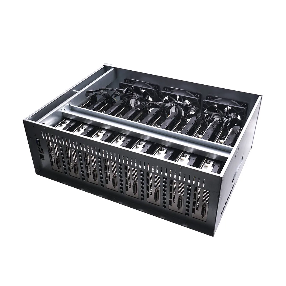Lianli/OEM 8gpu Горнодобывающий корпус материнская плата для ETH майнинга биткоинов рамки rig