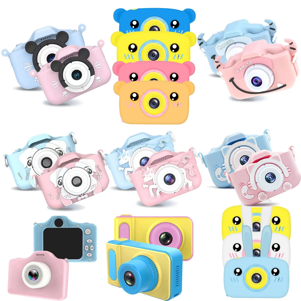 Wholesale Children Toy Camera Child Photo HD Kids Digital Video Action Play Camera for kids gifts