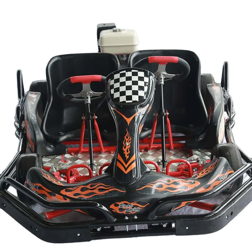 Fourstar  Pedal Double seats Gasoline  Adult Max Yellow Green  Cheap Racing Go Karts