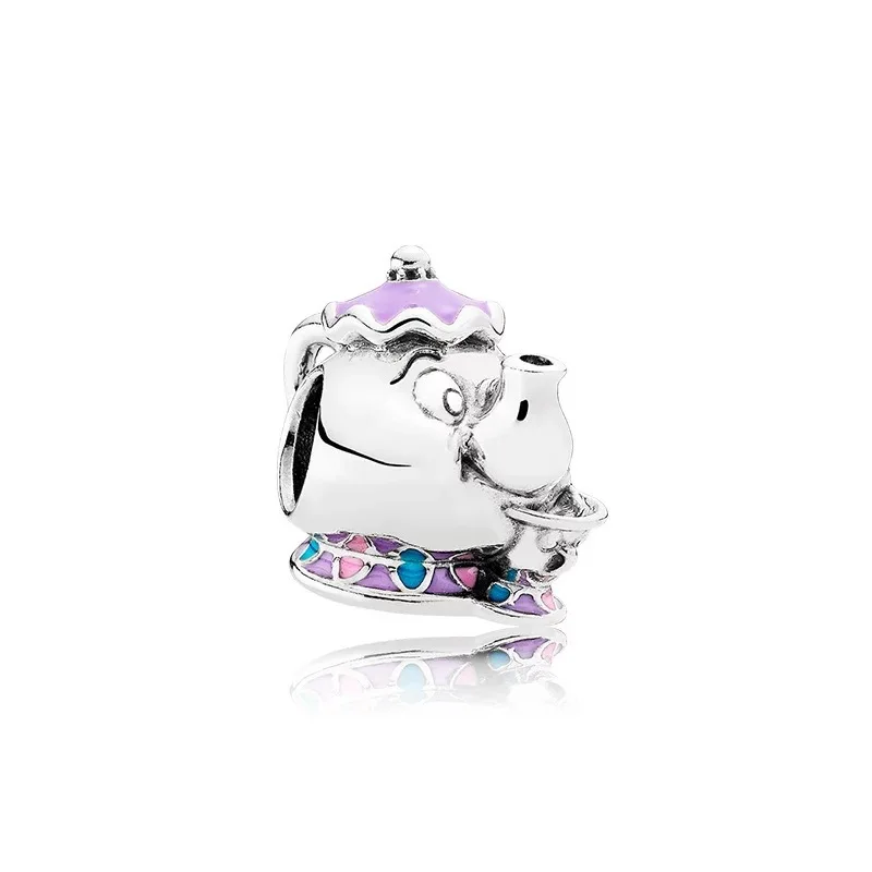 New Original 925 Sterling Silver Cartoon Robots Spaceship Earth Charm Beads Fits Charms Bracelet Diy Jewelry Making