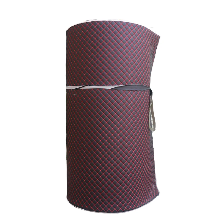 2021 Quality Guaranteed Diamond Stitching Synthetic Leather Embroidery Quilted Synthetic Leather