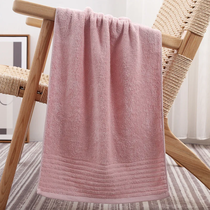 QUNZHEN Bamboo Fiber Face Towels Luxury Design Bamboo Cotton Zero Twist Terry Face Towel High Quality Natural Bamboo Bath Towel