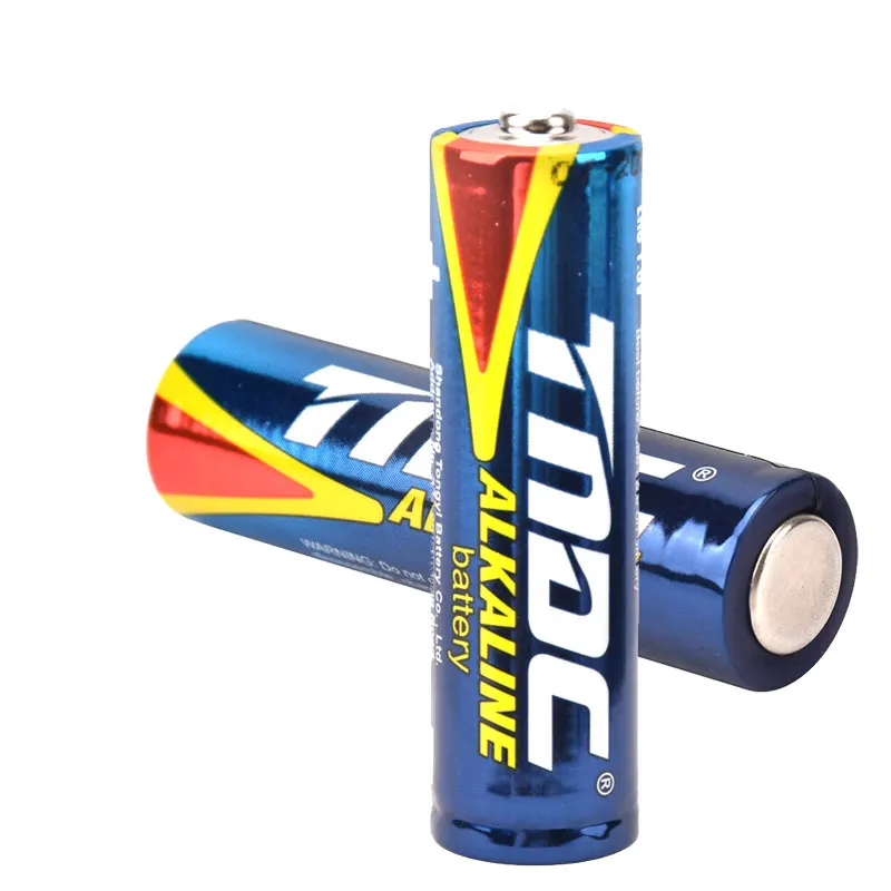 High Quality Alkaline Battery 1.5V AA Primary Battery Lr6 4.6 Wh 400 minutes Alkaline Dry for Remote Control