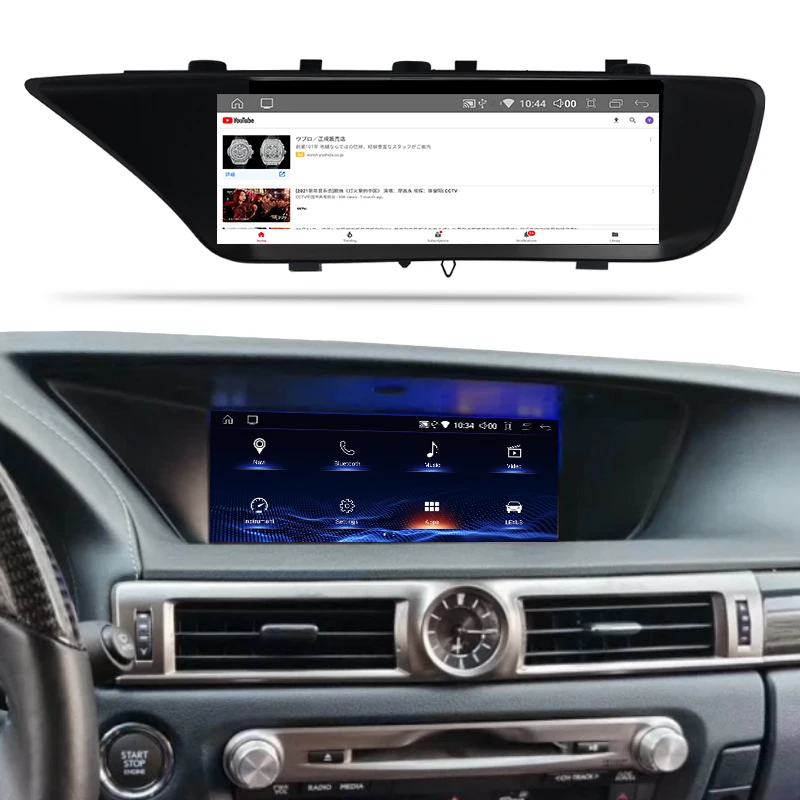 12.3 inch  IPS Screen Android Car Radio Multimedia DVD Player For Lexus GS GS200t GS250 GS350 GS400 2012 - 2017 GPS Navigation