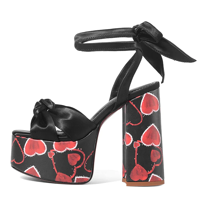 Latest sexy heels zebra print open toe shoes flower high platform sandals roman style women shoes