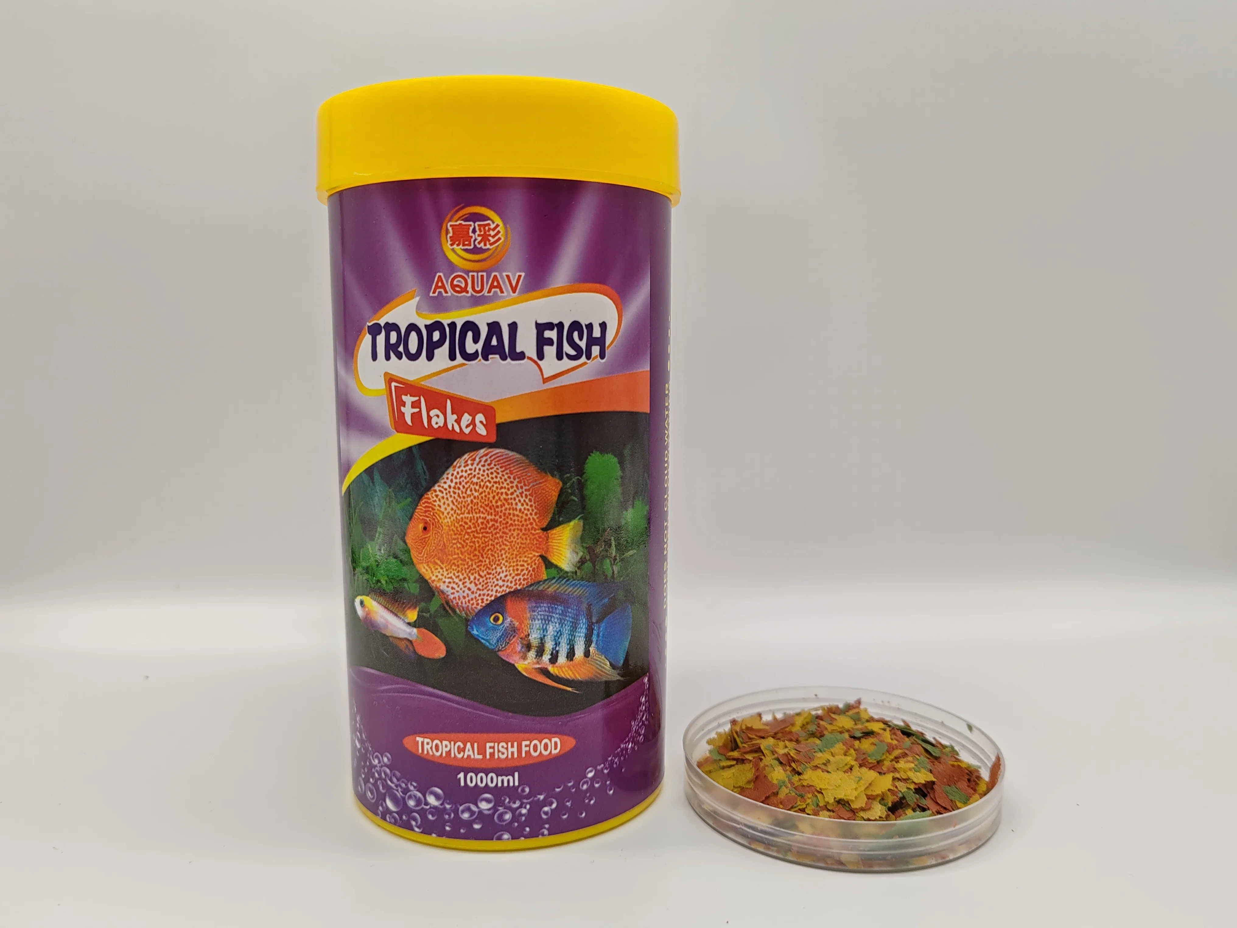 Preium  AQUAV tropical fish flakes with Purple Label