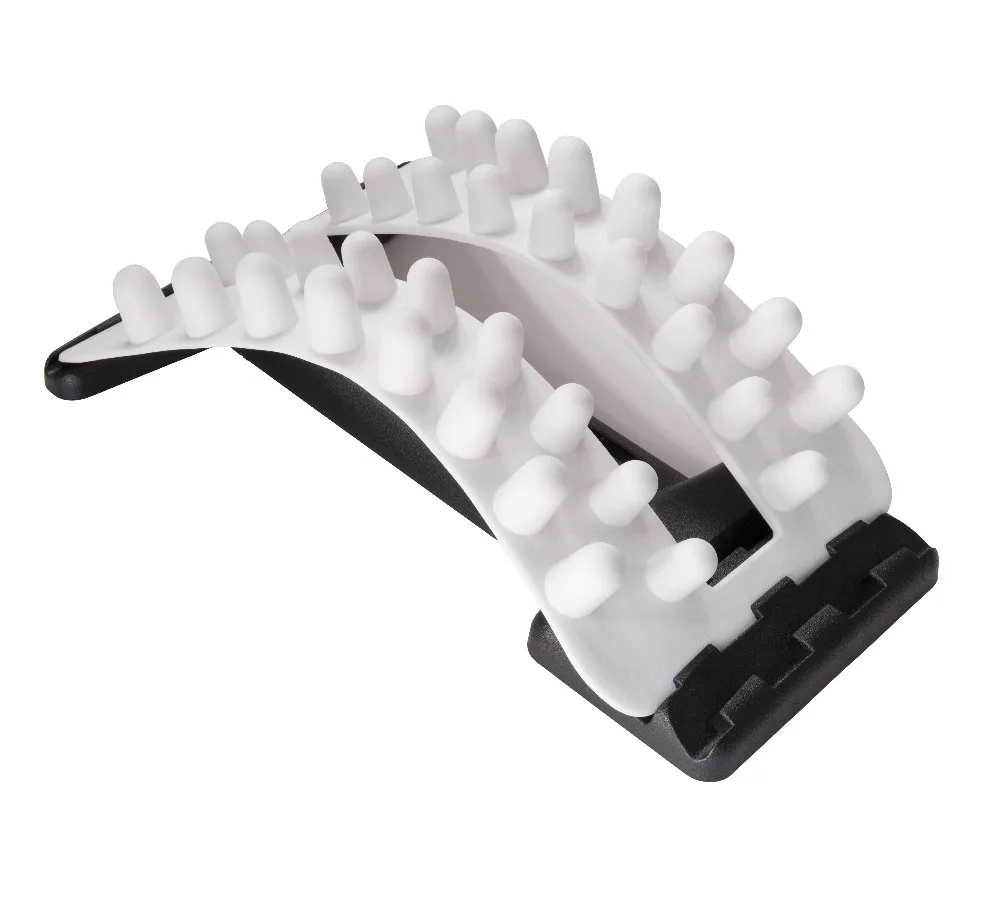 Waist Back Pain Relief Support Equipment Blunt Acupressure Back Stretcher Adjustable height Massage Back Posture Corrector