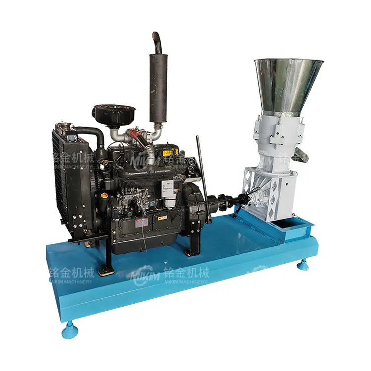 Mill Machine and Wood  New  2mm 4mm 6mm 8 mm  Chicken Pellet Feed Machine Poultry Feed Production Line Machine