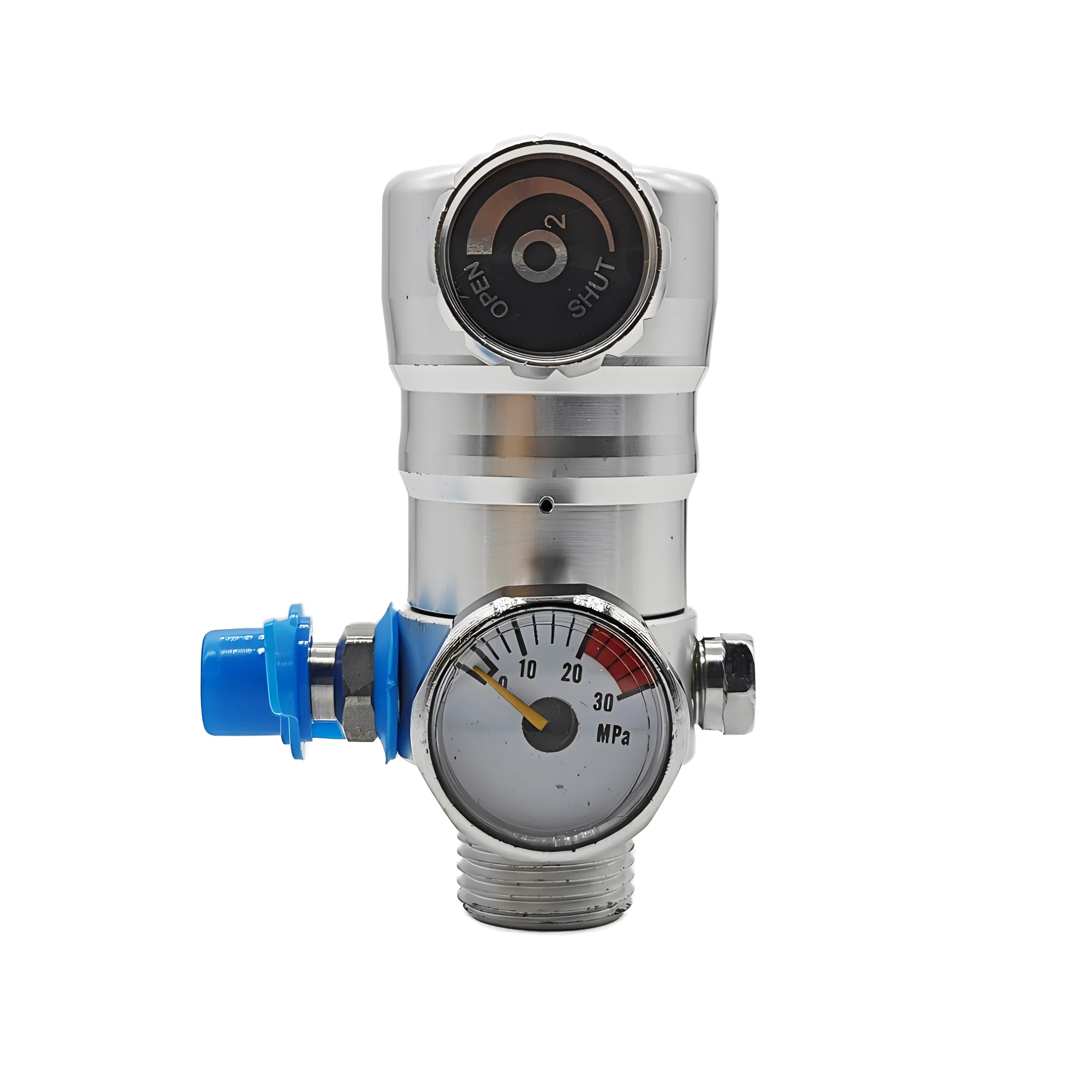 Oxygen Cylinder Diving Air Tank Regulator Diving Respirator with On/off Valve 5/8-18UNF/M18*1.5
