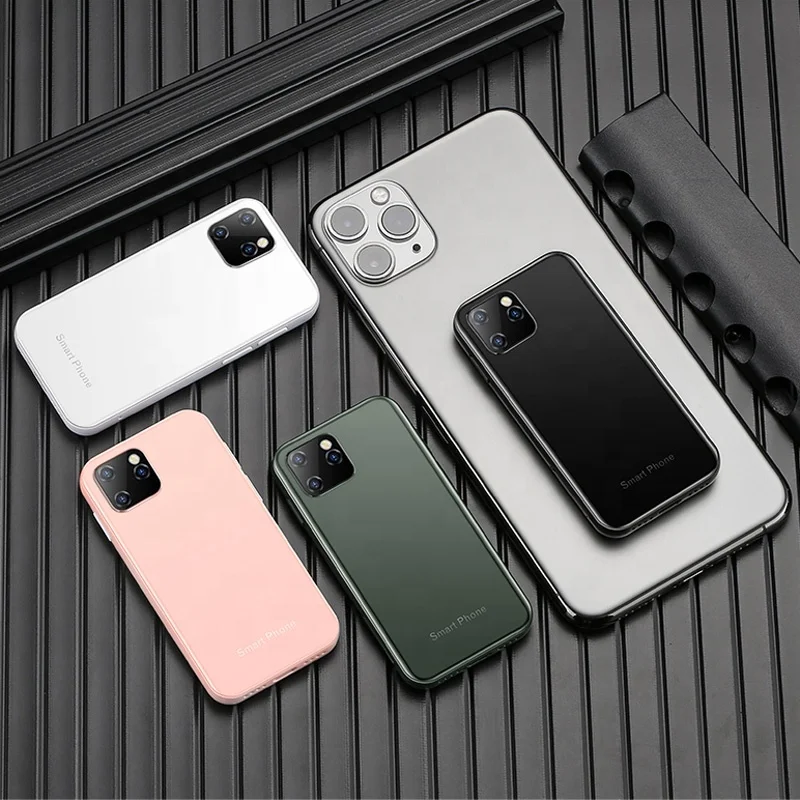 Мини модели XS11 2020 3G самый маленький смартфон 2 5 'MTK6580 четырехъядерный Android 6 0 идентификация по отпечатку пальца 1000 мАч сотовый телефон
