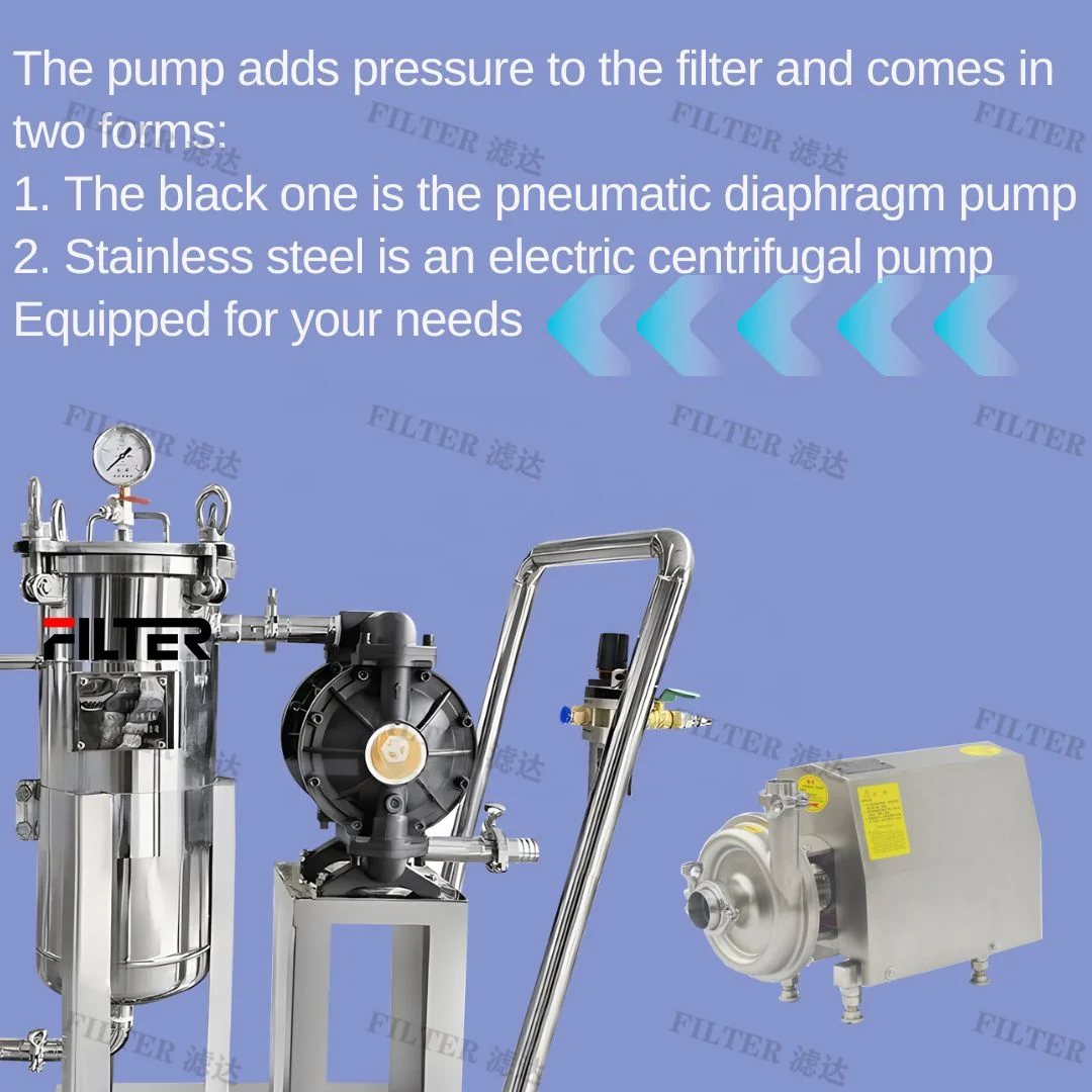 Good Quality Industrial Wine Yeast Removal Filter Housing Essential Equipment for Winery Filtration