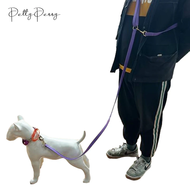 Multifunctional Large Small Puppy Dog Running Belt Waist Leash For Dogs