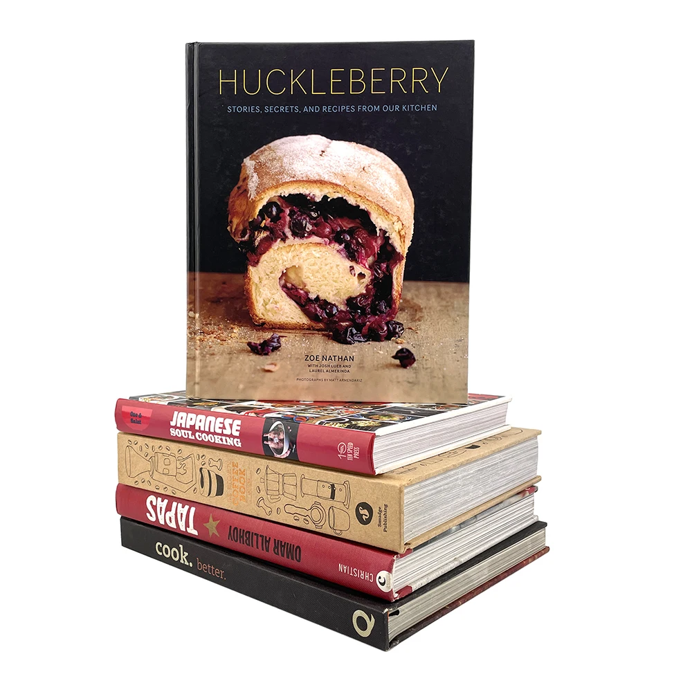 OEM Shenzhen Factory Customized Wholesale Cheap Full Color High Quality Publishing Hardcover Cookbook Custom cook Book Printing