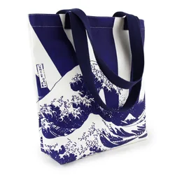 Рекламная хлопчатобумажная Холщовая Сумка-тоут с логотипом на заказ