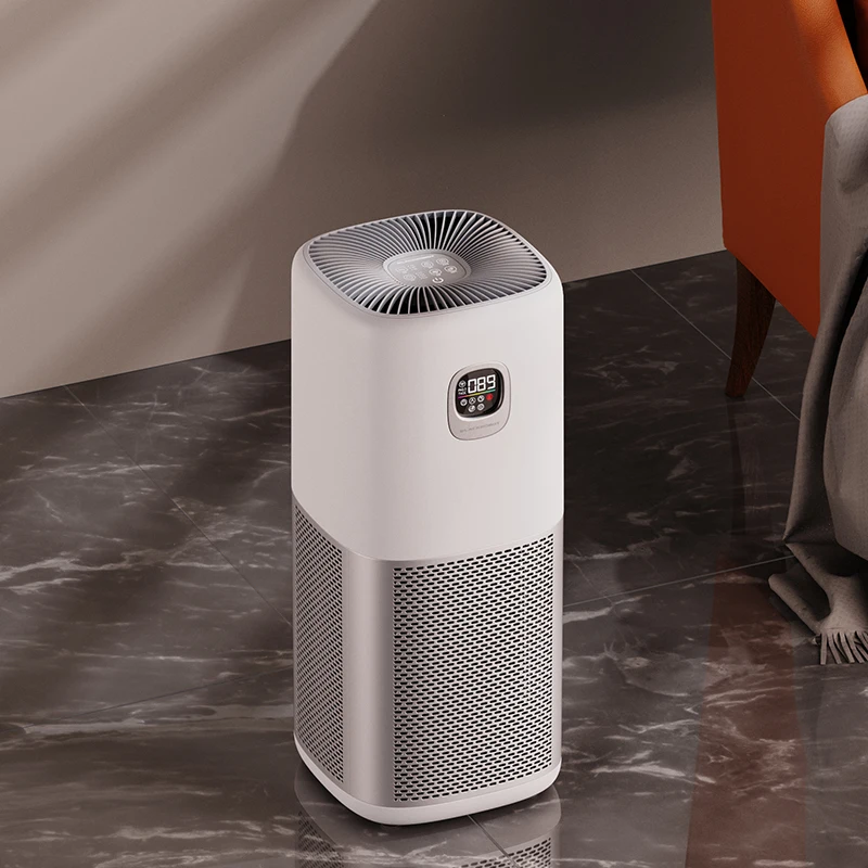 2023 Wintek Hot Sale Air Purifier H13 Ture Hepa Air Filter Tuya Smart Wifi Negative Ion Commercial Air Cleaner for Home