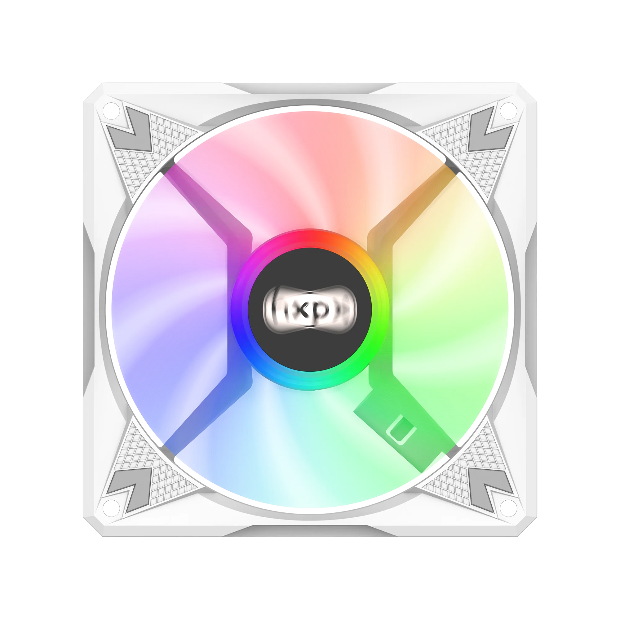 OEM King kong F-KK12 120mm White PWM 4PIN Case fan lil heatstick fan PC Computer CPU fans Cooling LED With MB sync ARGB Lighting