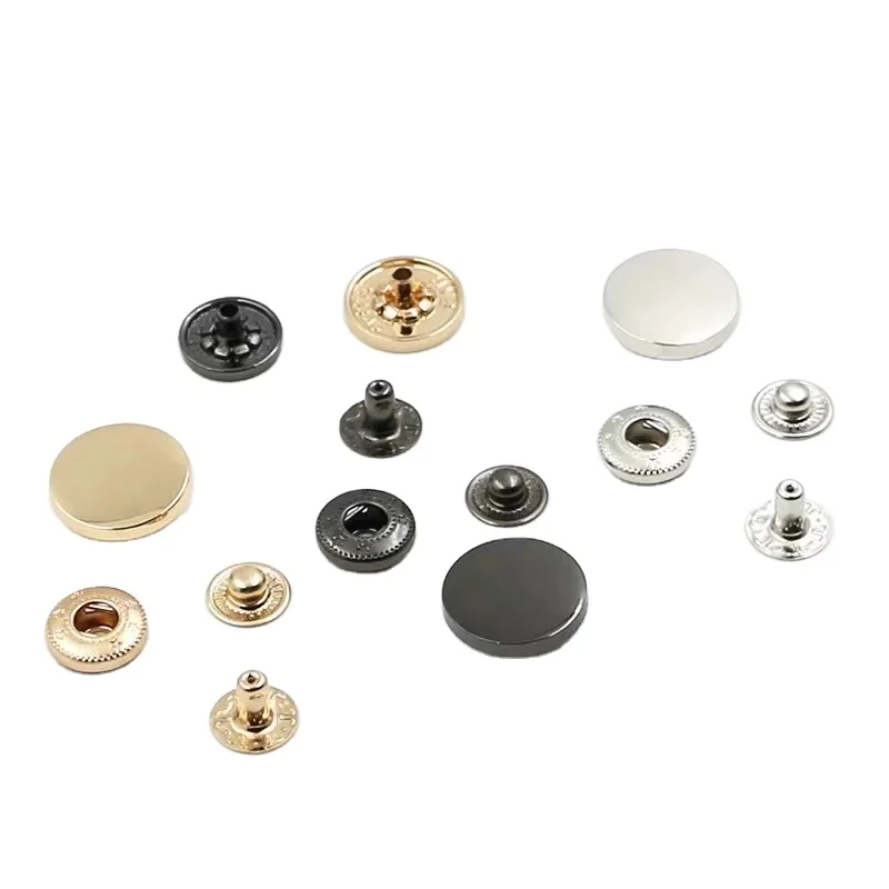 Hot Sale Metal Zinc Alloy Theme Cap Snap  Button For Leather