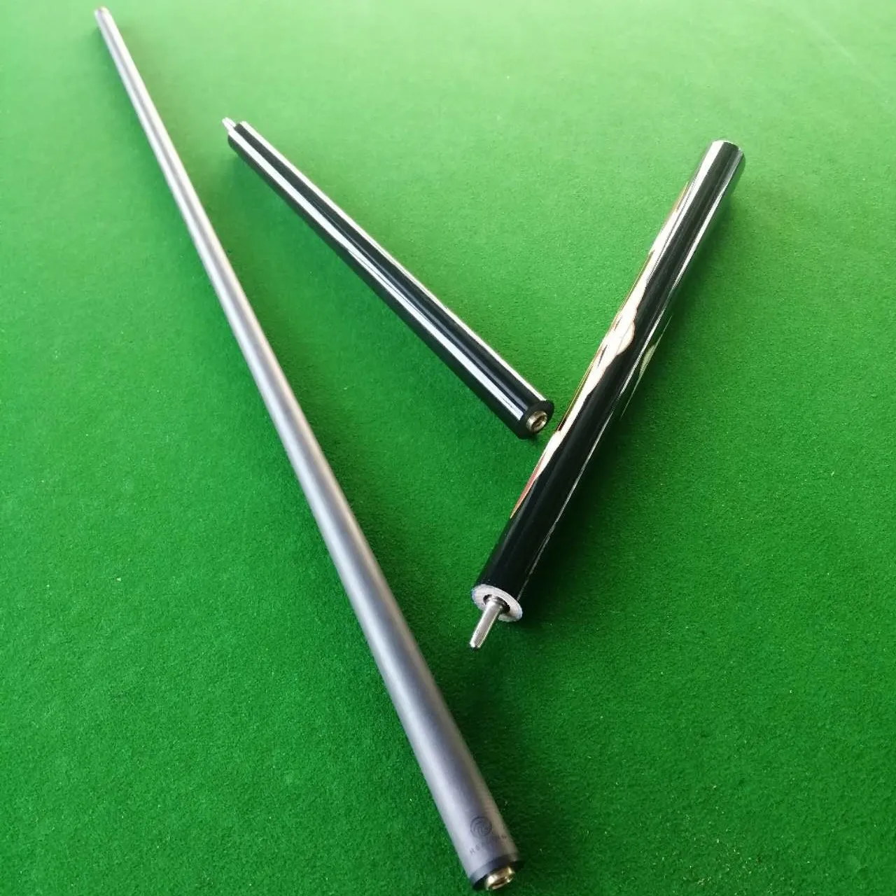 Black Technology 3-piece 100% Carbon Fiber Fibre Shaft Punch Jump Billiard Pool Cue Tip OD 12.9mm  OEM Customize Welcome