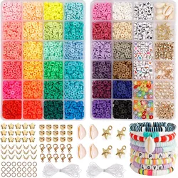 Hot Sale Products 5000 Beads Clay Alphabet Beads Jewelry Handmade DIY Accessories Set Polymer Clay Bracelet Making Spacer Kit