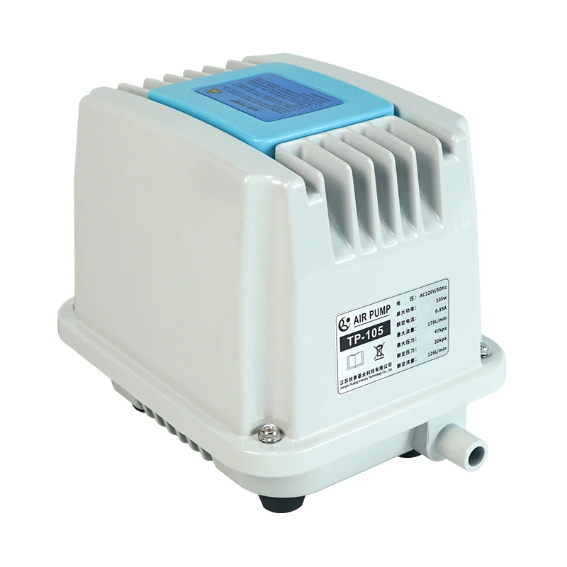220V Ruijing TP-105 Electromagnetic air compressor portable koi fish tank bubble Aquarium air pump pond aerator