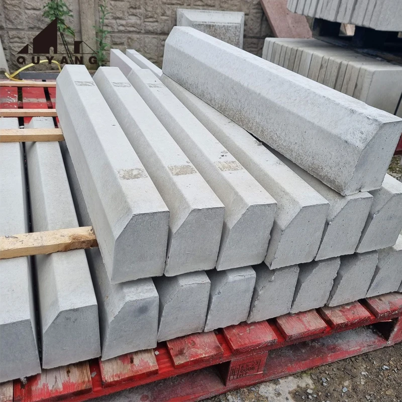 QUYANG Wholesale Price High Quality Paver Natural Granite Border Upstand Road Side Bluestone Curb Stone