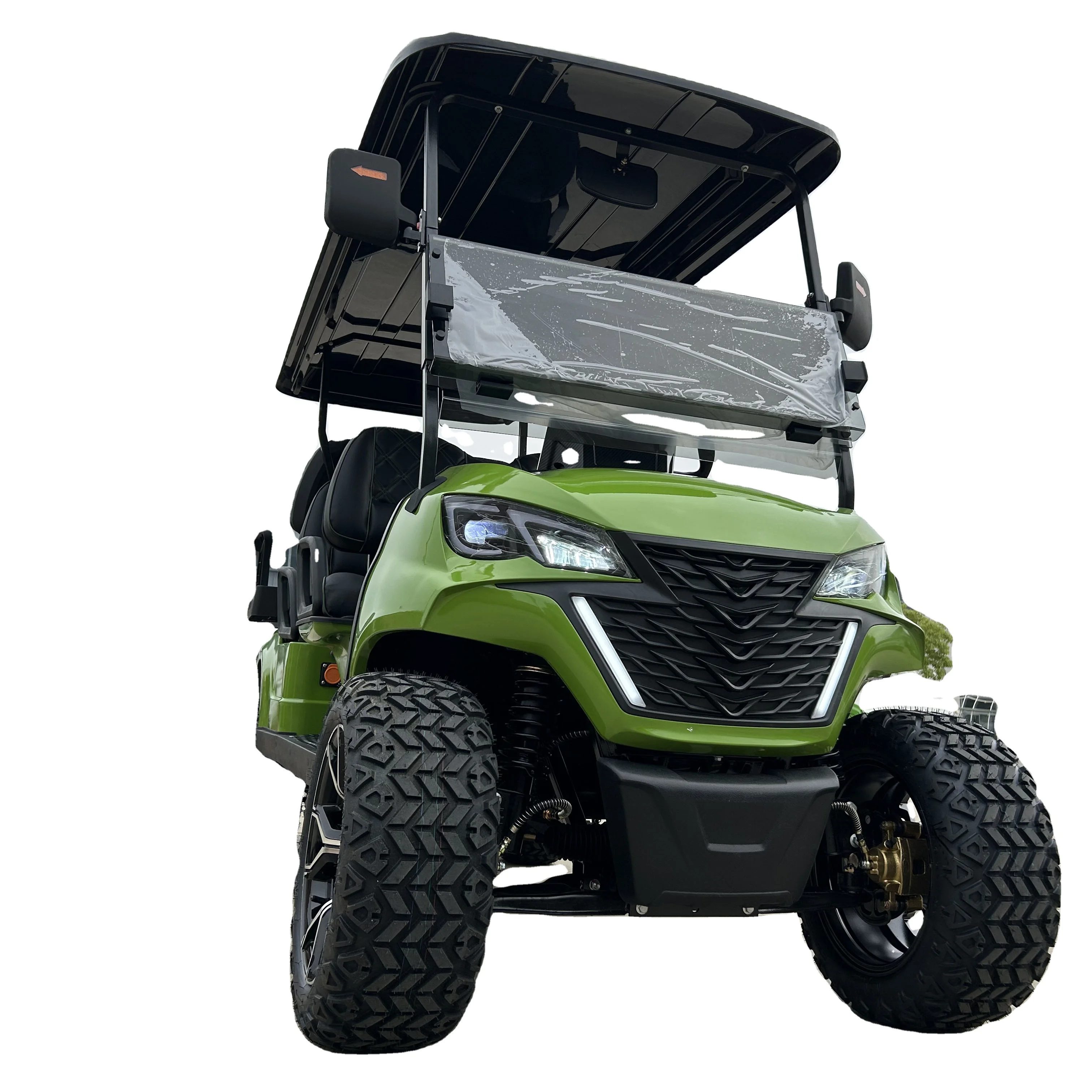 Model 2024 48V 2-4-6 Seater Electric Golf Cart Steel and Plastic Club Car Car Buggy