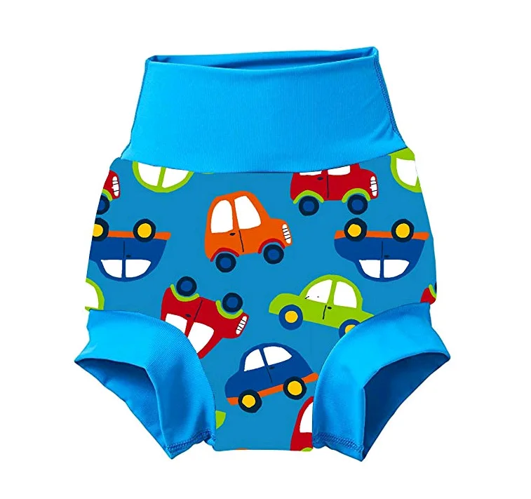 Custom Sublimation Cartoon Patterns Child Reusable Swim Diaper Toddler infant Swim Nappy Pant Baby 2mm Neoprene Swim Diapers