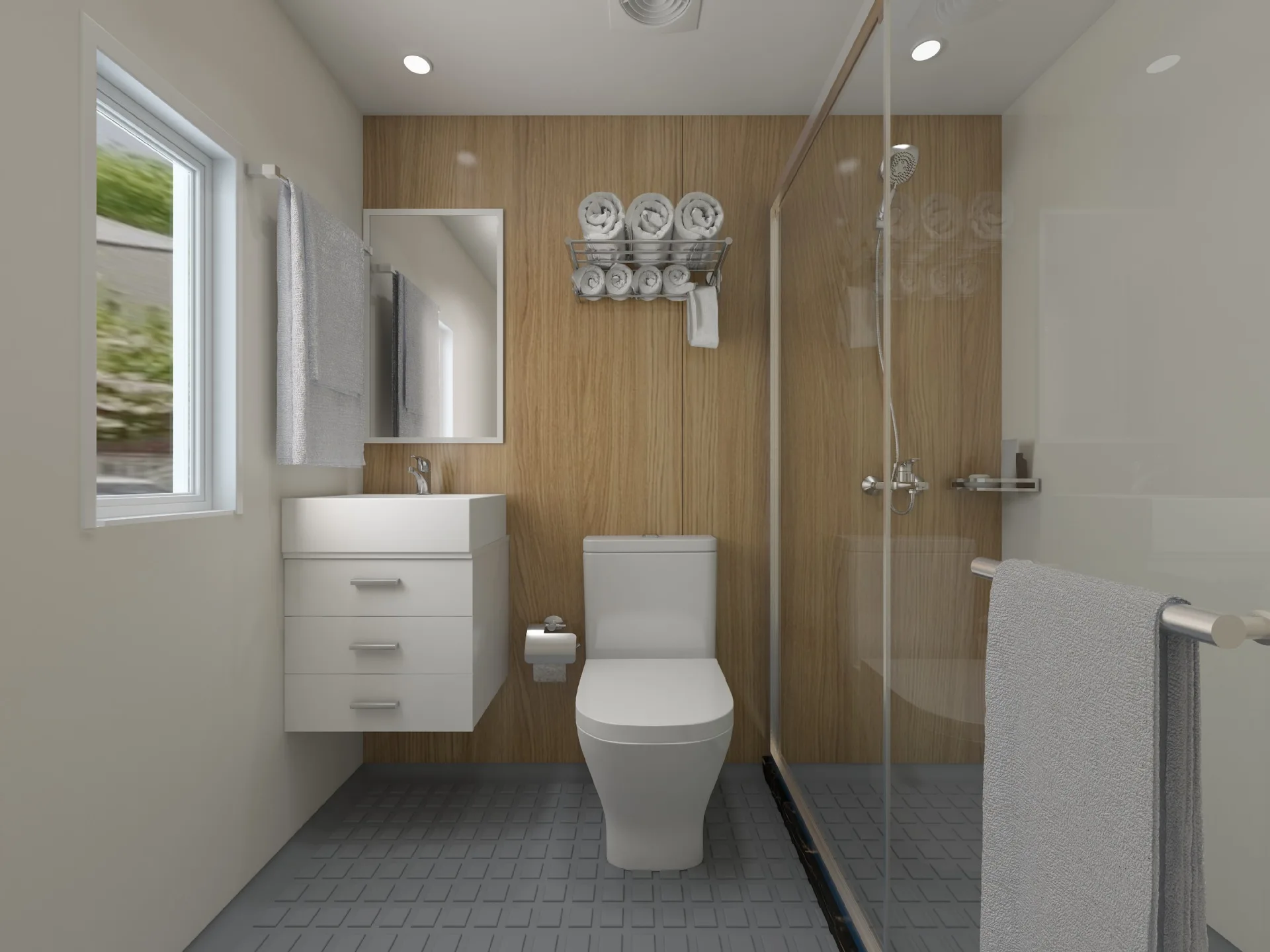 Shower Cabin Tempered Glass Shower Enclosure glass shower room