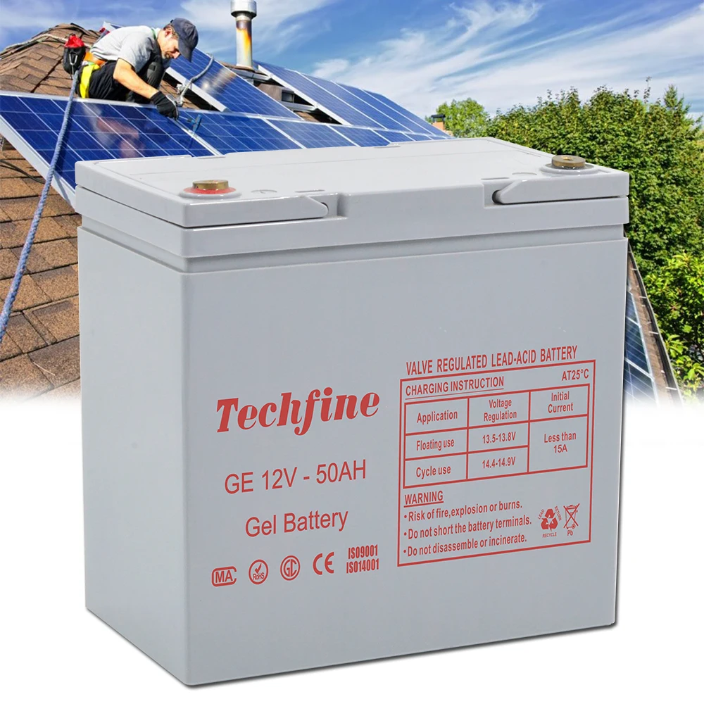 Гелевый Аккумулятор для хранения электроэнергии 12 В 50 Ач