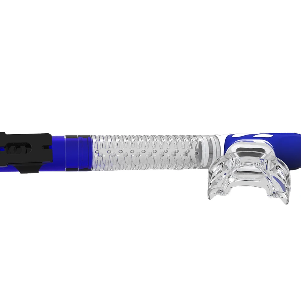 ZLF Professional Silicone Mouthpiece Breathing Tube Fashion Swimming Diving Snorkel Whole-Dry Snorkel for Adult S005