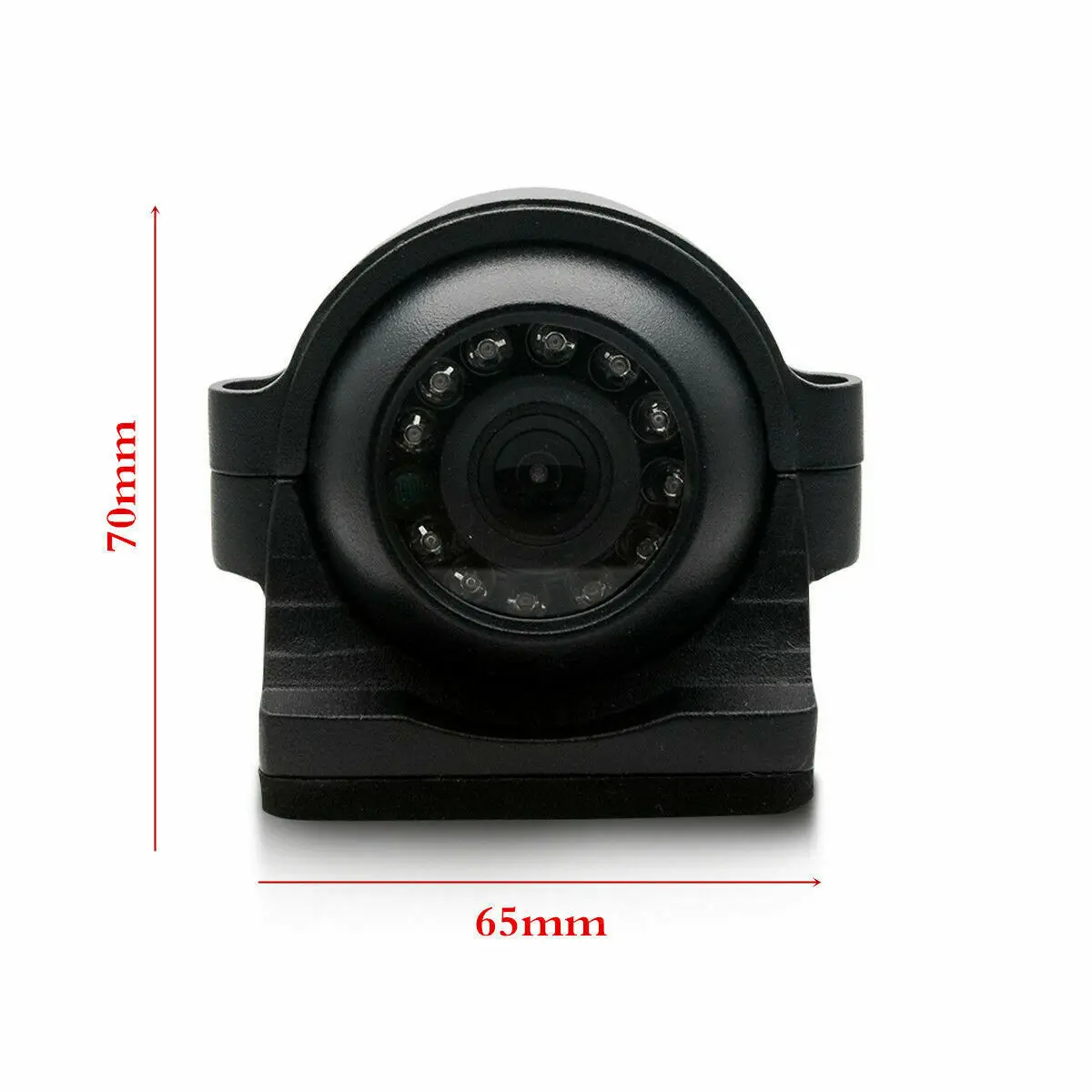 
iPoster factory supply For Heavy Duty Truck Bus 12 IR Night Vision CMOS 4 PIN Side View CCTV Reverse Camera 