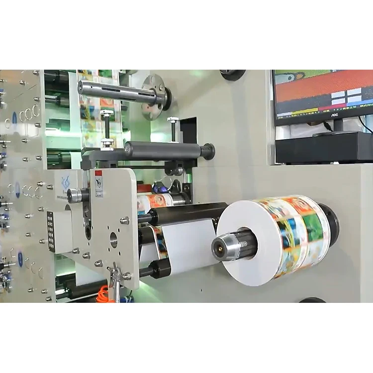 Высокая скорость Автоматическая Этикетка flexo печатная машина 4 цветной принтер