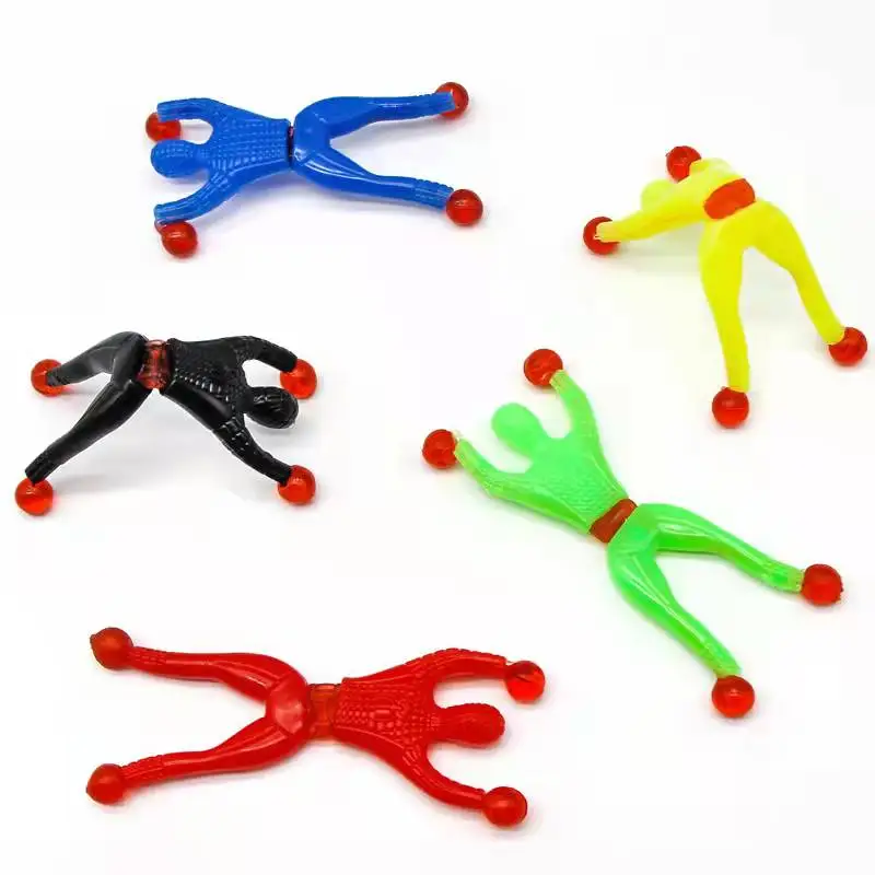 Climbing Man,Multicolored Sticky Action Figure Rolling MenToys for Party Favor Gift