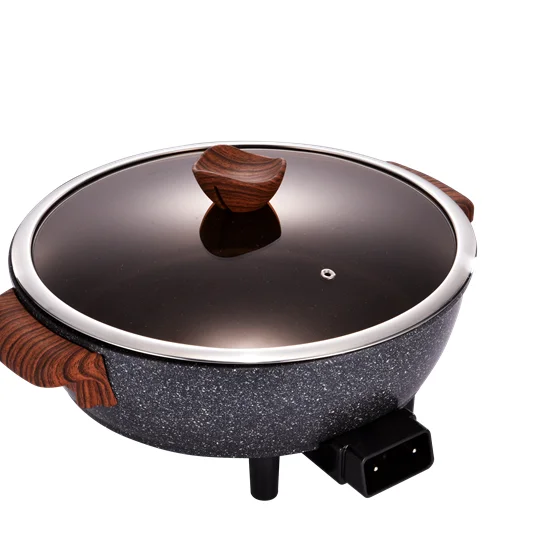 32CM 30CM Round Alu Die Cast Non Stick Round Electric Frying Pan