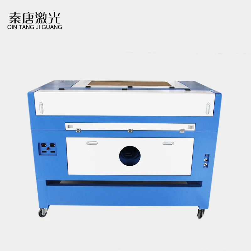 QT-6090 laser engraving machine CO2 60W 80W 100W  for wood leather cutting