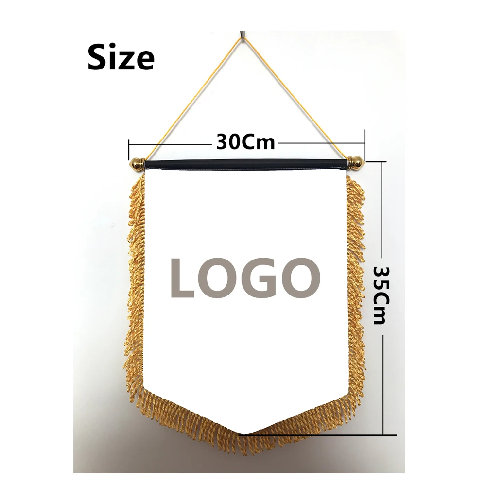 Hanging flag pennant flags custom printing