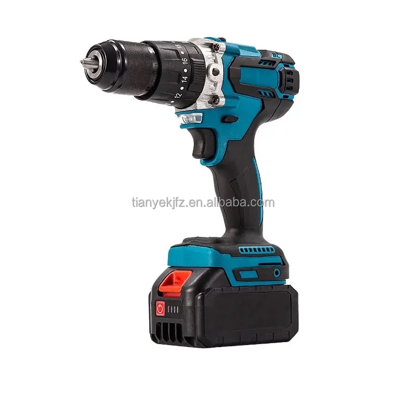 OEM 21V Multi Function Cordless Brushless Hammer Drill Driver Set Impact Drill Combo Kit Battery TY Impact Drill Machine 550w