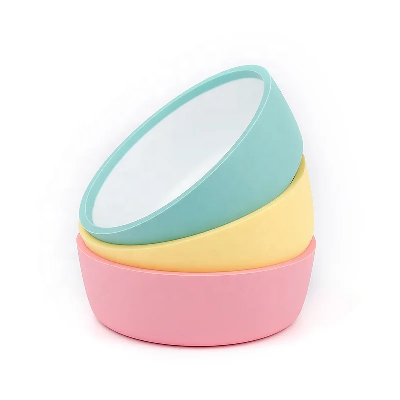 Baby BPA Free Eco Friendly Food Grade washable Simple Baby Hot Sell Silicone Bowl in Round shaped