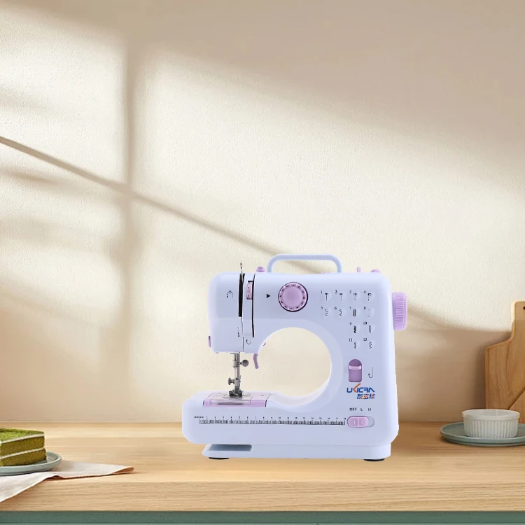 Cheap UFR-705 design mini household overlock automatic sewing machine home use flatbed sewing machine