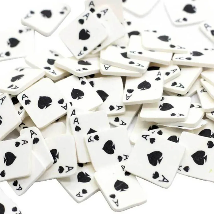 
1 kg pack of 10mm poker polymer clay tablets, used for soft clay production, slime filling 