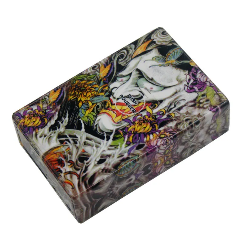 Gunter High Quality Plastic Cigarette Case Smoking Accessories Portable Customer Logo Cigarette Box