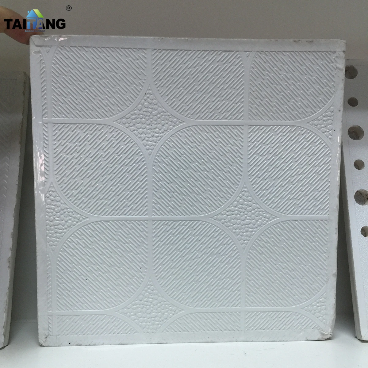 Panama Gypsum Ceiling Tiles 600X600 Cielo Razo Pvc Techo De Yeso